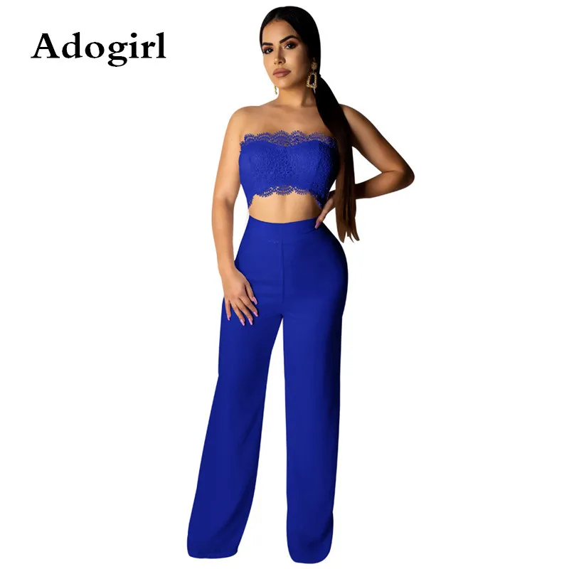 Sexy Lace Patchwork Jumpsuit Slash Neck Sheath Bodycon Strapless Overalls Sexy Hollow Out Club Outfit Elegant Party Overalls
Sexy Lace Patchwork Jumpsuit Slash Neck Sheath Bodycon Strapless Overalls Sexy Hollow Out Club Outfit Elegant Party Overalls