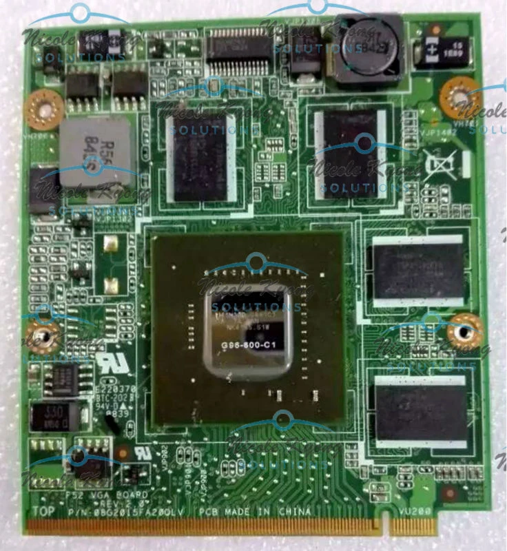 F52 REV 2.0 9600M 69N05IV40A03-01 69N05IV50A02-01 08G2015FA20GLV 08G2015FA20QLV Graphics VGA Video Card for Lenovo Y530 Y530A
F52 REV 2.0 9600M 69N05IV40A03-01 69N05IV50A02-01 08G2015FA20GLV 08G2015FA20QLV Graphics VGA Video Card for Lenovo Y530 Y530A