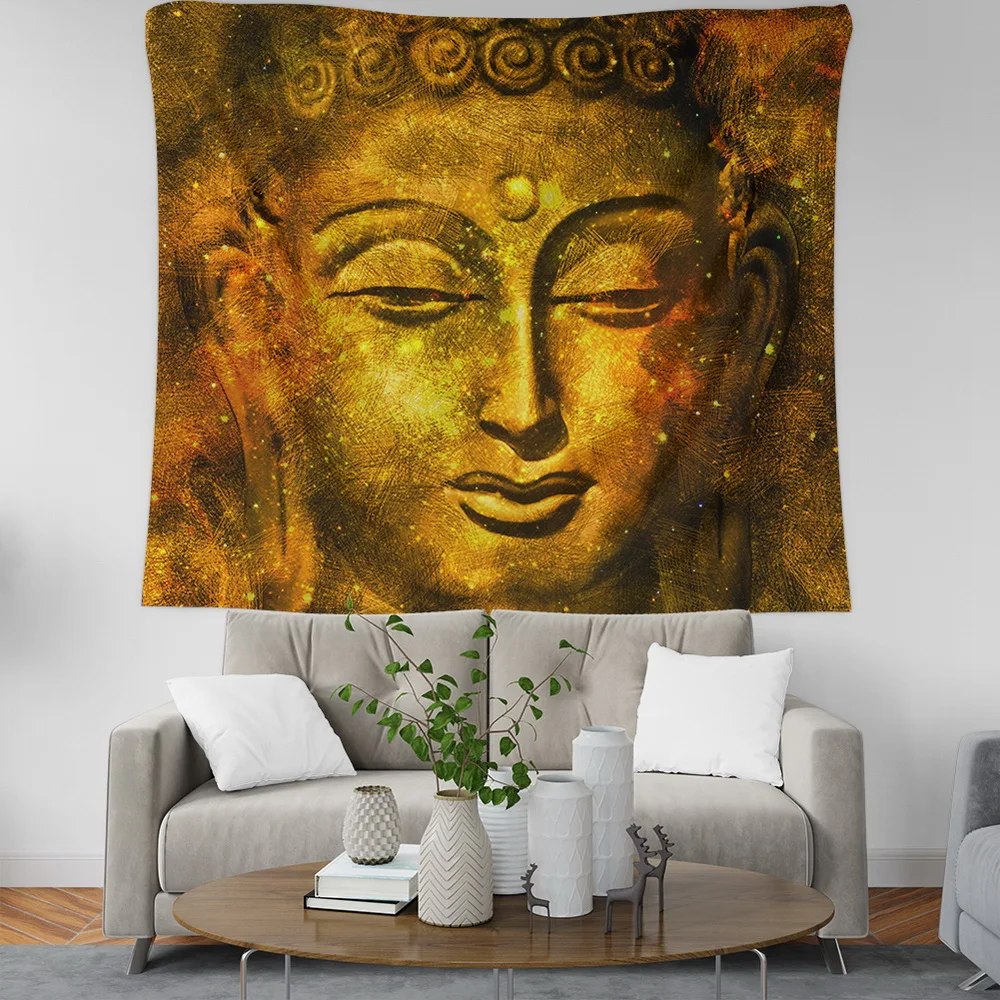 Gold Buddha Wall Hanging Mandala Indian Tapestry Art Wall Blanket Tenture Mural Wall Cloth Home Decor
Gold Buddha Wall Hanging Mandala Indian Tapestry Art Wall Blanket Tenture Mural Wall Cloth Home Decor