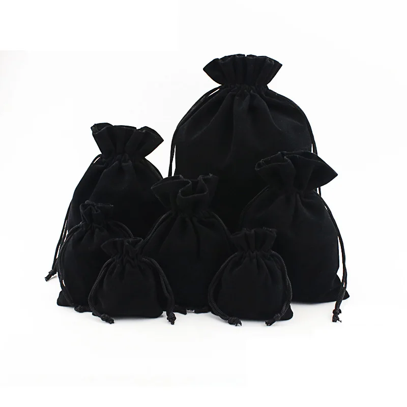 20pcs Flannel Jewelry Drawstring Bags Black Jewellery Pouches Velvet Gift Bags Wedding Favor Bags Can Custom Personalized Logo
20pcs Flannel Jewelry Drawstring Bags Black Jewellery Pouches Velvet Gift Bags Wedding Favor Bags Can Custom Personalized Logo