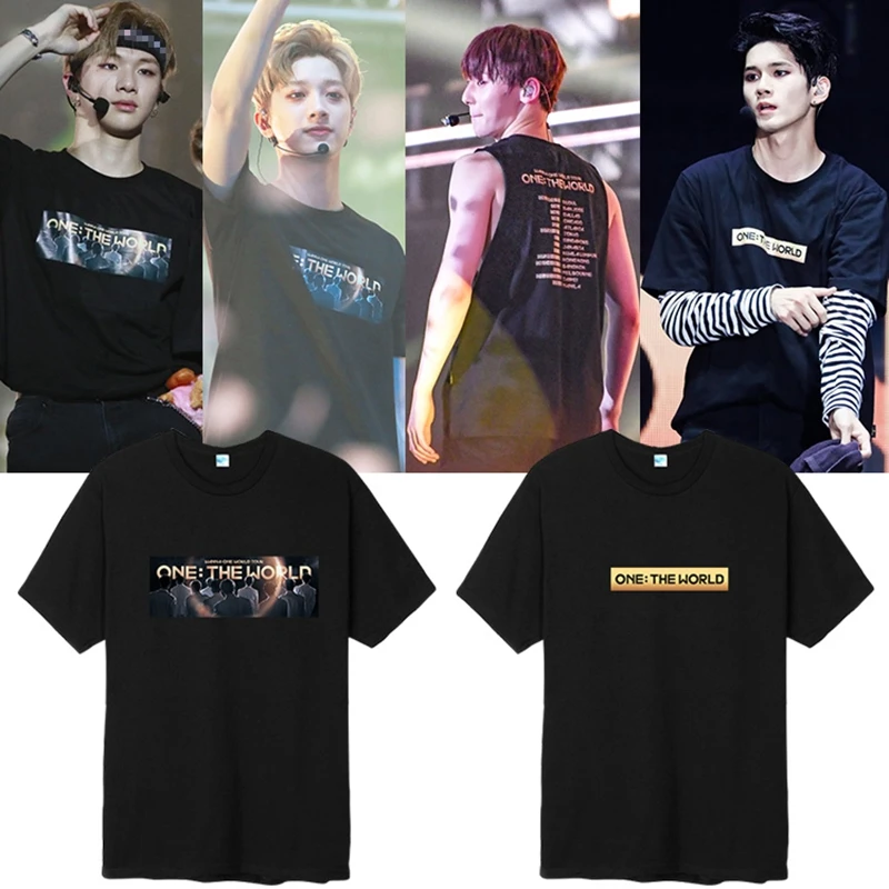 KPOP Wanna One men tshirt ONE THE WORLD Concert Fan Support Short sleeve unisex summer T-shirt causal Tee Tops New
KPOP Wanna One men tshirt ONE THE WORLD Concert Fan Support Short sleeve unisex summer T-shirt causal Tee Tops New