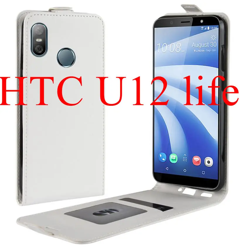 Кожаный чехол-Бумажник для HTC U12 Plus u12 + Защитная пленка экрана Life U12Plus Desire 12 12S |