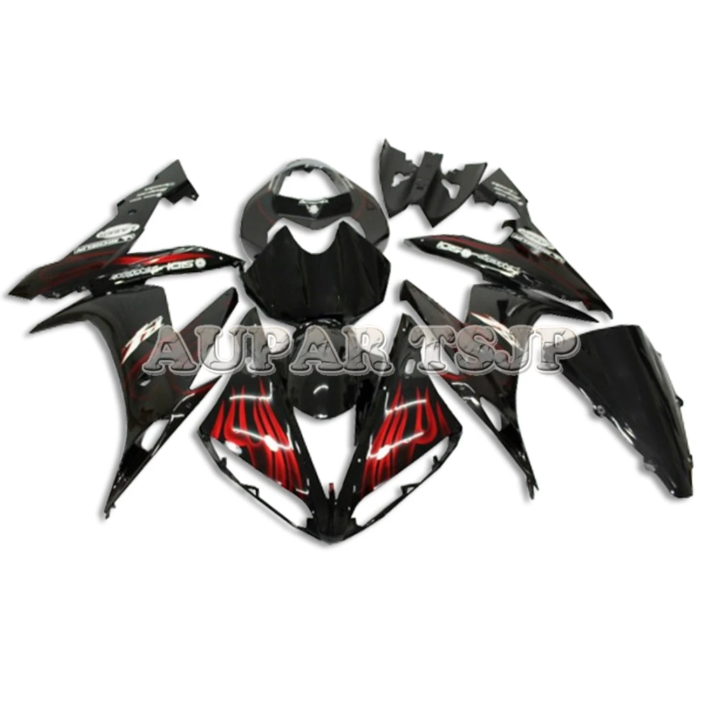Black Red Flames Sportbike Plastic Fairing Kit For Yamaha YZF1000 R1 2004 2005 2006 04 - 06 Motorcycle ABS Injection Cowlings
Black Red Flames Sportbike Plastic Fairing Kit For Yamaha YZF1000 R1 2004 2005 2006 04 - 06 Motorcycle ABS Injection Cowlings