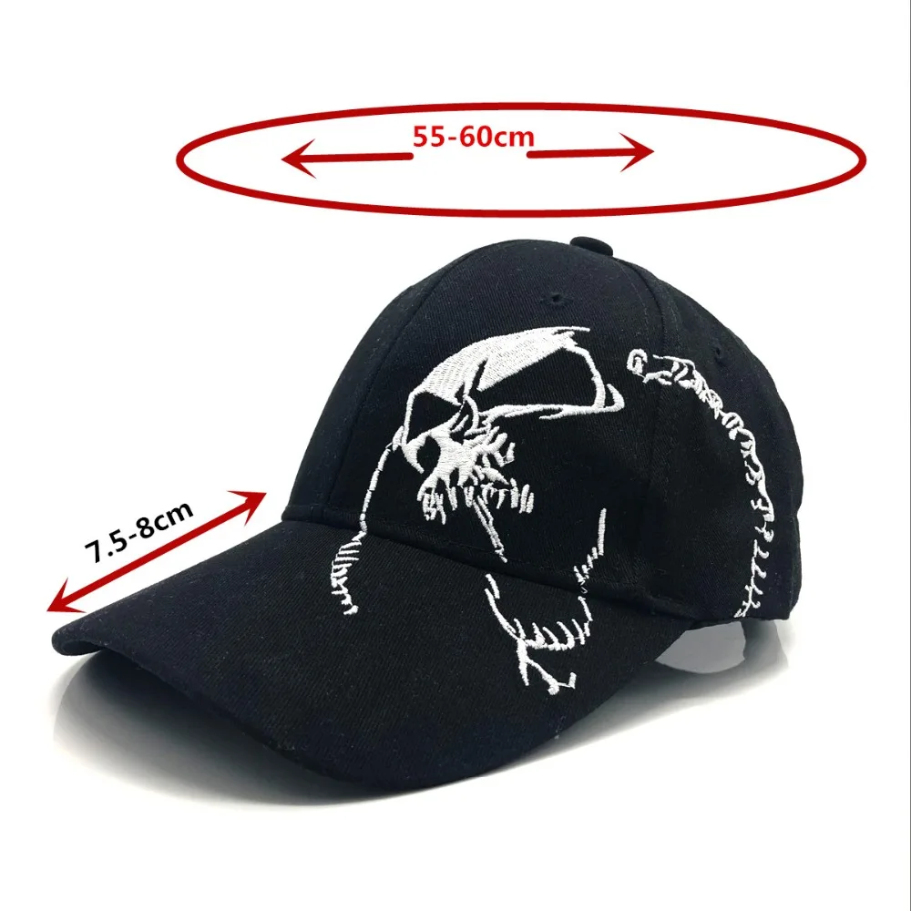 High Quality Unisex Cotton Outdoor Baseball Cap Skull Embroidery Snapback Fashion Sports Hats For Men & Women Cap
High Quality Unisex Cotton Outdoor Baseball Cap Skull Embroidery Snapback Fashion Sports Hats For Men & Women Cap