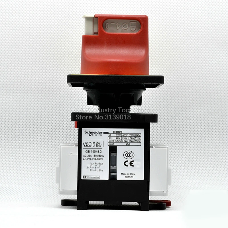 Новый оригинальный Schneider 25A 3P VCD0C ( V0C + KCD1PZC) корпус переключателя нагрузки V0C и панель переключателя KCD1PZC-разъем
Новый оригинальный Schneider 25A 3P VCD0C ( V0C + KCD1PZC) корпус переключателя нагрузки V0C и панель переключателя KCD1PZC-разъем