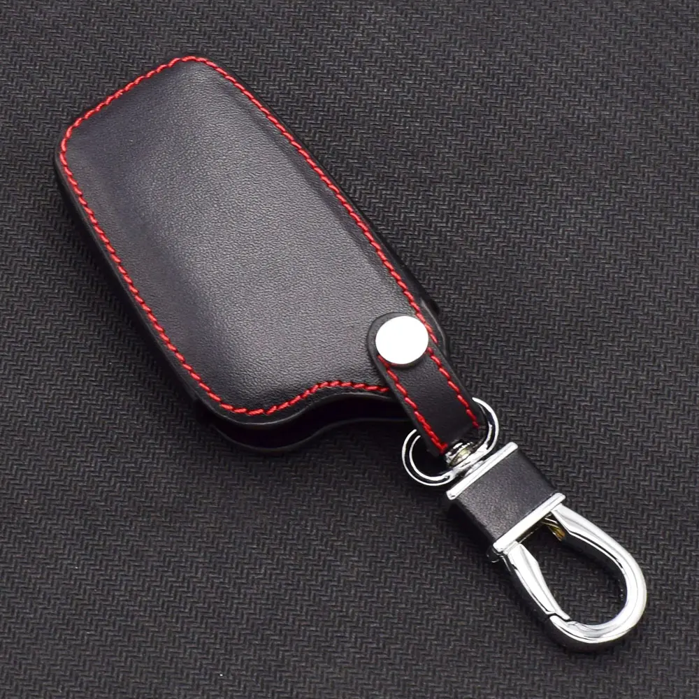 Кожаный чехол для ключа автомобиля Toyota Corolla Prado Highlander Crown Camry Reiz 3 кнопки