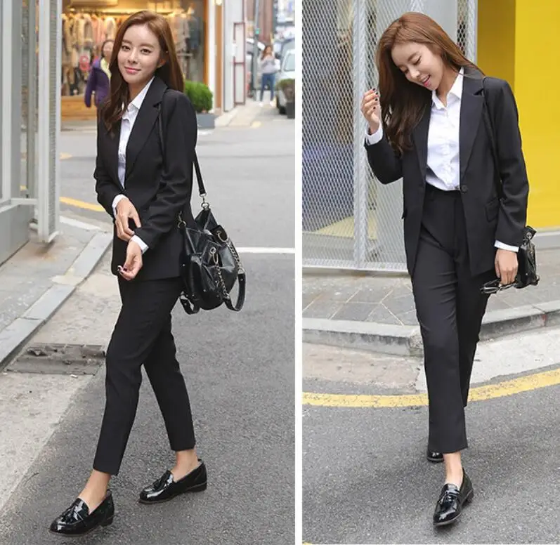 Work Pant Suits 2 Piece Sets for Women Business interview suit set uniform 2019 Blazer and Pencil Pant Office Lady suit women XL
Work Pant Suits 2 Piece Sets for Women Business interview suit set uniform 2019 Blazer and Pencil Pant Office Lady suit women XL