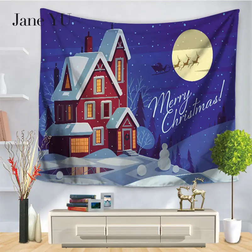 JaneYU 2019 Tapestry Christmas Series Snowflake Print Wall Hanging Background Decoration
JaneYU 2019 Tapestry Christmas Series Snowflake Print Wall Hanging Background Decoration