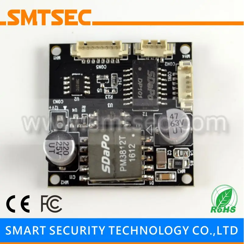SIP E POE 38x38 мм IEEE802.3af/at 12 вт (12 в/1 а) модуль PoE для модуля IP камеры видеонаблюдения