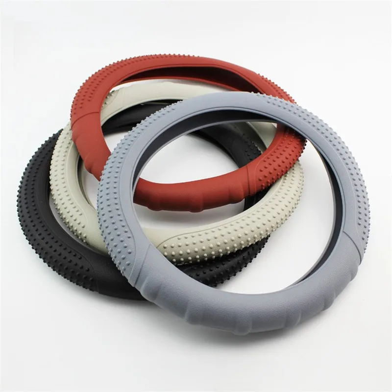 Silicone Car Steering Wheel Cover Case for BMW E46 E90 Ford Focus 2 Kia Optima K5 Suzuki Sx4 Mugen Honda Civic Toyota 86 Polo VW
Silicone Car Steering Wheel Cover Case for BMW E46 E90 Ford Focus 2 Kia Optima K5 Suzuki Sx4 Mugen Honda Civic Toyota 86 Polo VW