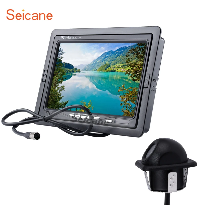 Seicane Universal HD 1024*600 DVR Reverse System TFT LCD Car Auto Parking Monitor Rearview Camera Backup Digital Video Recoder
Seicane Universal HD 1024*600 DVR Reverse System TFT LCD Car Auto Parking Monitor Rearview Camera Backup Digital Video Recoder