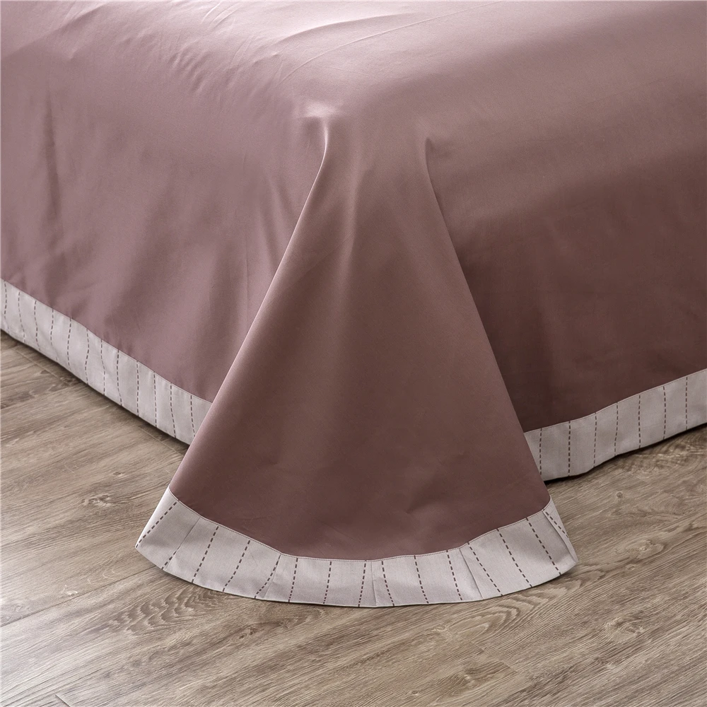 Yarn dyed jacquard 4 Pieces Bedding Set Egyptian cotton Bed sheet Duvet Cover Pillow case Fashion Simple Stripe Grey Queen King
Yarn dyed jacquard 4 Pieces Bedding Set Egyptian cotton Bed sheet Duvet Cover Pillow case Fashion Simple Stripe Grey Queen King