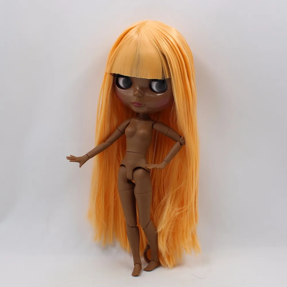 ICY DBS Blyth Doll super black skin mango hair orange hair joint body 1/6 BJD 30cm toy
ICY DBS Blyth Doll super black skin mango hair orange hair joint body 1/6 BJD 30cm toy