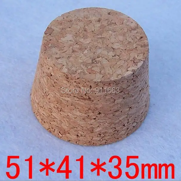 51mm*41mm*35mm size, 10pcs/lot!soft cork stopper for glass bottles,stopper,bung,wooden plug etc.
51mm*41mm*35mm size, 10pcs/lot!soft cork stopper for glass bottles,stopper,bung,wooden plug etc.