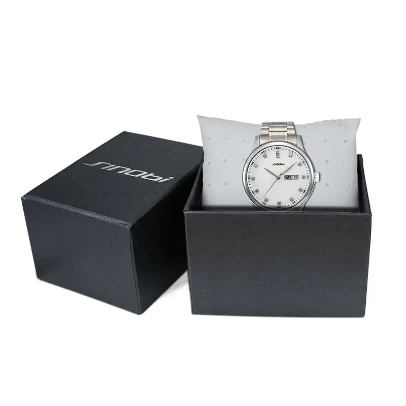 SINOBI Men's Fashion Watches for Luxury Brand Steel Watchband Calendar Males Waterproof Quartz Clock Montre Homme Marque de Luxe
SINOBI Men's Fashion Watches for Luxury Brand Steel Watchband Calendar Males Waterproof Quartz Clock Montre Homme Marque de Luxe