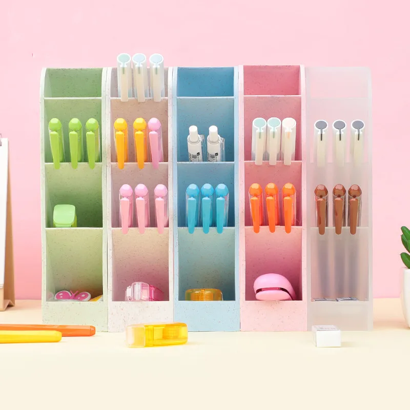 Four Oblique inserting Penholder Female Creative Fashion Stationery Scandinavian Transparent Small Refreshing Penholder
Four Oblique inserting Penholder Female Creative Fashion Stationery Scandinavian Transparent Small Refreshing Penholder