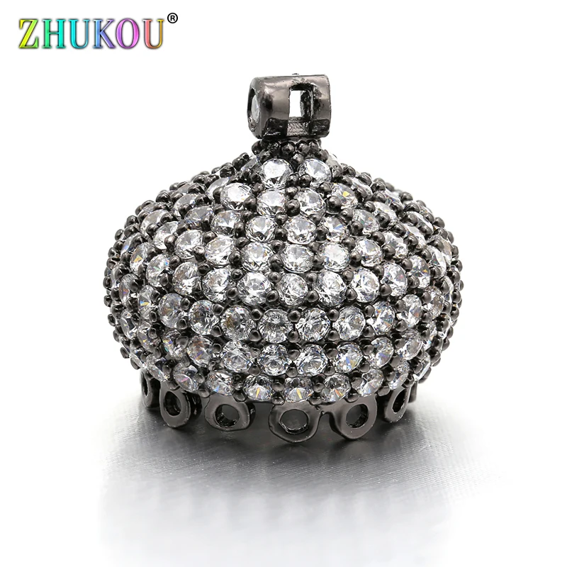 16*15mm High Quality Brass Cubic Zirconia Tassel Caps for Diy Jewelry Findings, Mixed Color, Hole: 1mm, Model:VM21
16*15mm High Quality Brass Cubic Zirconia Tassel Caps for Diy Jewelry Findings, Mixed Color, Hole: 1mm, Model:VM21
