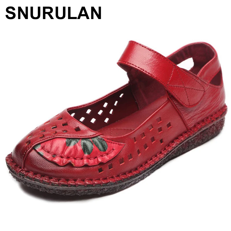 SNURULAN Women Mother Female Ladies Shoes Sandals Cool Beach Summer Cow Genuine Leather Pigskin Hollow Design 35-41E567
SNURULAN Women Mother Female Ladies Shoes Sandals Cool Beach Summer Cow Genuine Leather Pigskin Hollow Design 35-41E567