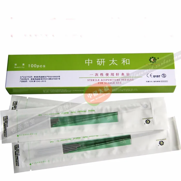 zhongyantaihe Disposable sterile acupuncture needle for single use long needle 0.35*100mm/0.35*125mm free shipping
zhongyantaihe Disposable sterile acupuncture needle for single use long needle 0.35*100mm/0.35*125mm free shipping