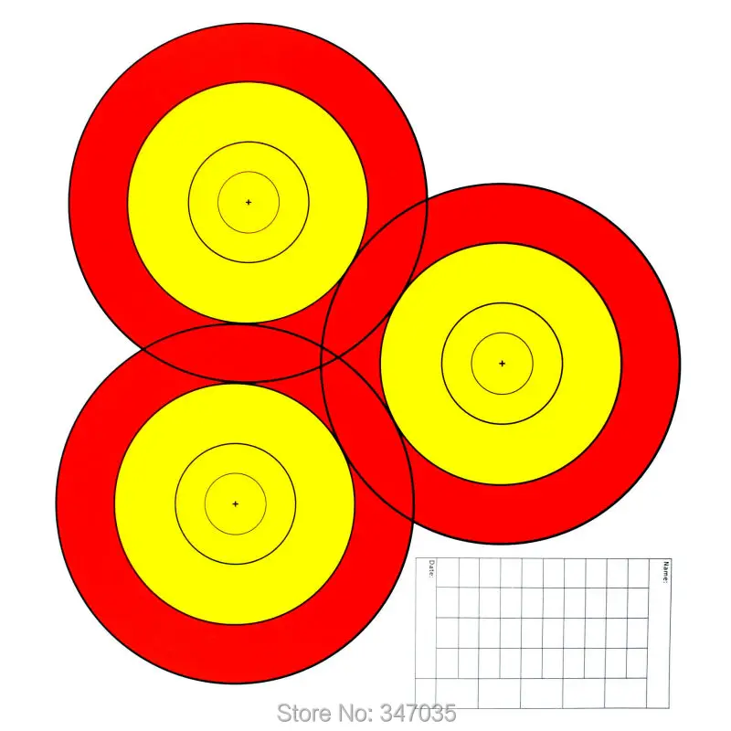 10 Pcs Target face Paper 26 cm x 26 cm Archery Bow Outdoor Sports Shooting Practise Three Circle
10 Pcs Target face Paper 26 cm x 26 cm Archery Bow Outdoor Sports Shooting Practise Three Circle
