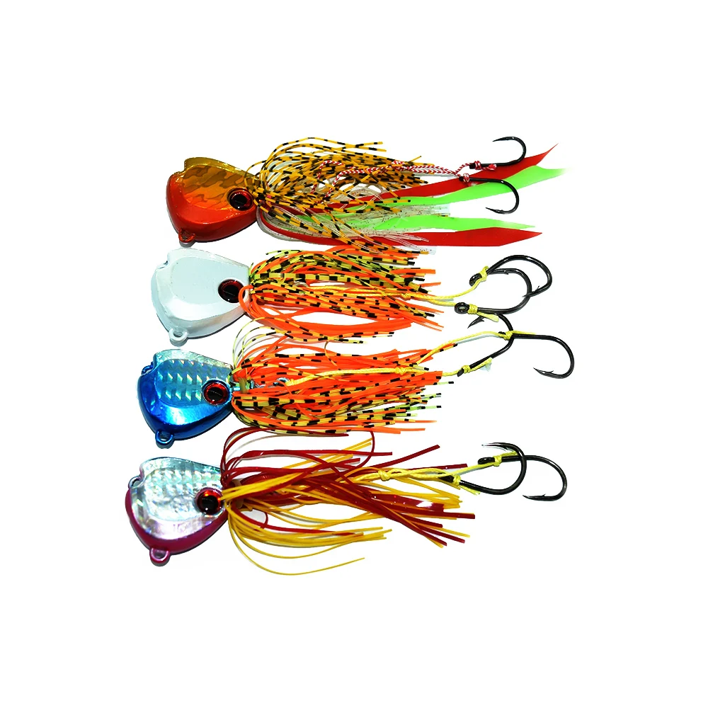 1pcs/pack 60g/80g/100g Inchiku jig lure rubber skirt double assist hook lead jig bait marine boat casting fishing lure bait
1pcs/pack 60g/80g/100g Inchiku jig lure rubber skirt double assist hook lead jig bait marine boat casting fishing lure bait
