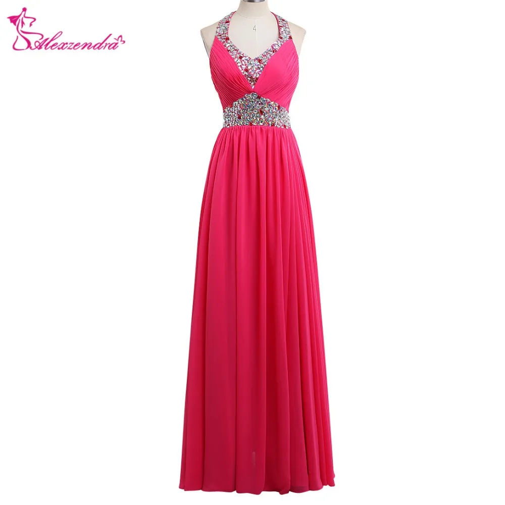 Alexzendra Pink Chiffon A Line Long Beaded Halter Up Prom Dresses Crystals Bridesmaid Dress Evening Gowns Party Dress
Alexzendra Pink Chiffon A Line Long Beaded Halter Up Prom Dresses Crystals Bridesmaid Dress Evening Gowns Party Dress