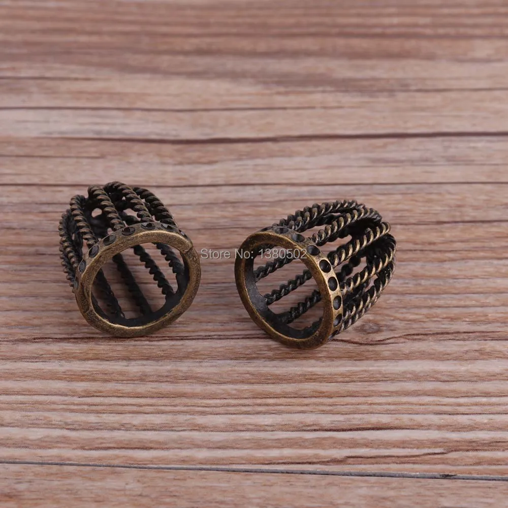 6pcs /lot 23*19mm bronze color Metal hollow unique design stopper Connectors for rope Jewelry Making
6pcs /lot 23*19mm bronze color Metal hollow unique design stopper Connectors for rope Jewelry Making