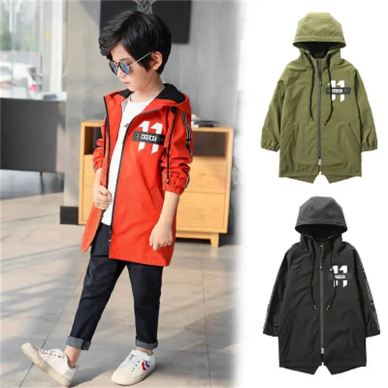New children's clothing spring boy jacket children's windbreaker in the long section of the big boy Korean shirt boy spring
New children's clothing spring boy jacket children's windbreaker in the long section of the big boy Korean shirt boy spring