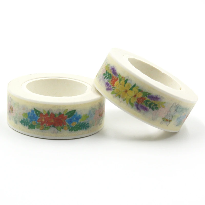 1 PCS High Quality Flower And Rabbit Plant Pattern Japanese Washi Decorative Adhesive Tape DIY Masking Paper Tape Label Sticker
1 PCS High Quality Flower And Rabbit Plant Pattern Japanese Washi Decorative Adhesive Tape DIY Masking Paper Tape Label Sticker