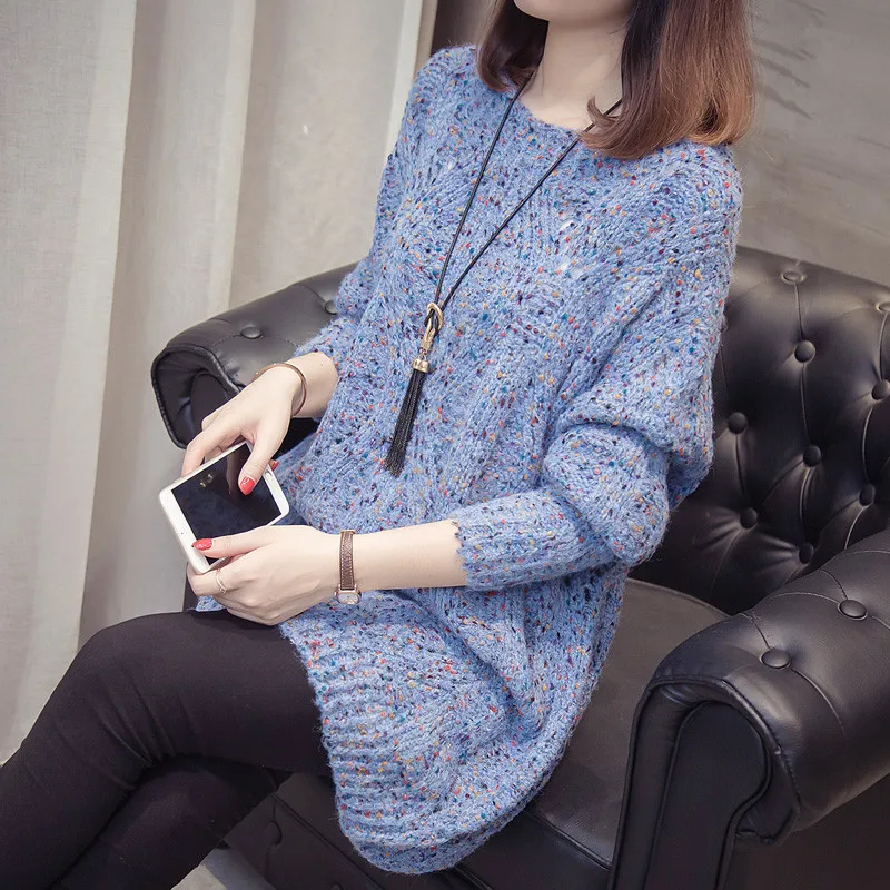 High Quality Fashion Knit Sweater Pullover Women 2022 Spring Autumn Long-Sleeved Hook Flower Hollow Loose Casual Sweater Dress
High Quality Fashion Knit Sweater Pullover Women 2022 Spring Autumn Long-Sleeved Hook Flower Hollow Loose Casual Sweater Dress