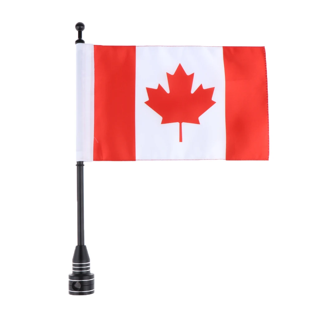 26CM X 17CM Motorcycle Canada Flag Pole Mount Custom Rack Luggage Flag Canada Hand Waving Small Flag For Harley
26CM X 17CM Motorcycle Canada Flag Pole Mount Custom Rack Luggage Flag Canada Hand Waving Small Flag For Harley
