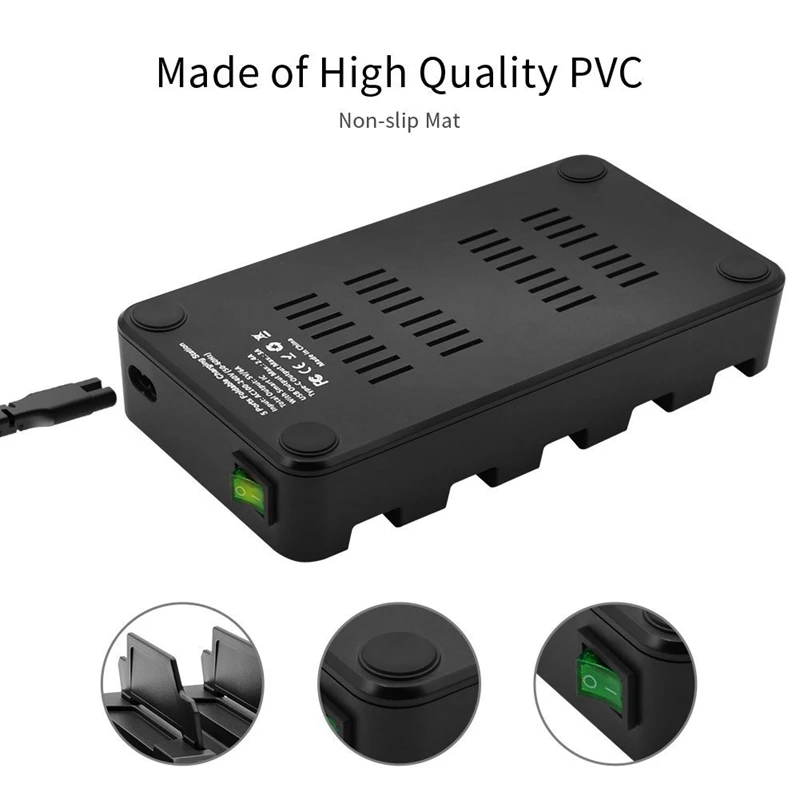 Foldable Pvc 5-Port Usb Charger Bracket Multi-Port Type C Mobile Phone Pc Tablet Smart Desktop Charging Station——Eu Plug | Электроника