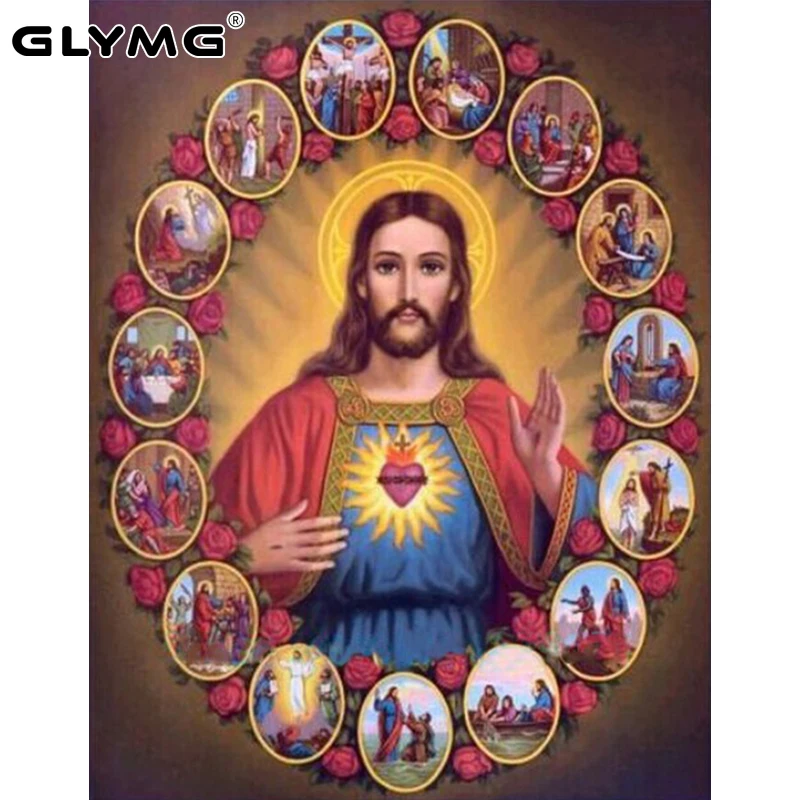 GLymg Needlework Jesus Complete Works Diamond Embroidery Full Square Christian Series Diamond Painting Cross Stitch Home Decor
GLymg Needlework Jesus Complete Works Diamond Embroidery Full Square Christian Series Diamond Painting Cross Stitch Home Decor