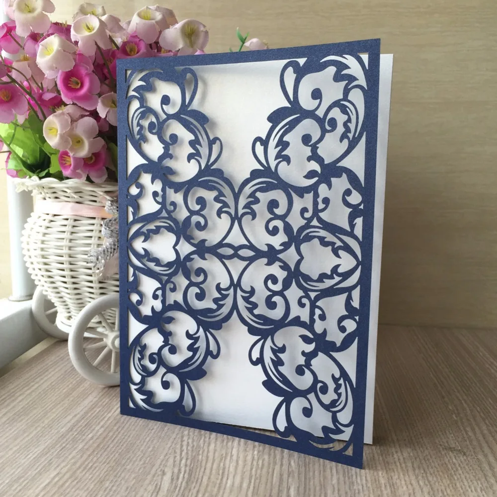 100pcs/lot Customizable Printable Wedding Invitations Cards Event & Party Supplies Laser Cut Marriage Wedding Invitations Cards
100pcs/lot Customizable Printable Wedding Invitations Cards Event & Party Supplies Laser Cut Marriage Wedding Invitations Cards