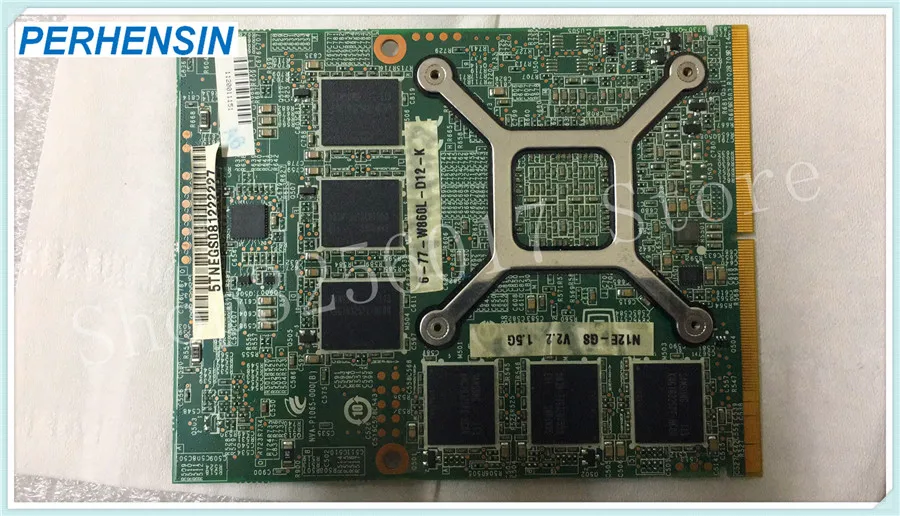 FOR Hasee FOR CLEVO P150HM P170HM GRAPHICS VIDEO CARD 6-77-W860L-D12-K N12E-GS-A1 GTX560M 100% WORK PERFECTLY
FOR Hasee FOR CLEVO P150HM P170HM GRAPHICS VIDEO CARD 6-77-W860L-D12-K N12E-GS-A1 GTX560M 100% WORK PERFECTLY
