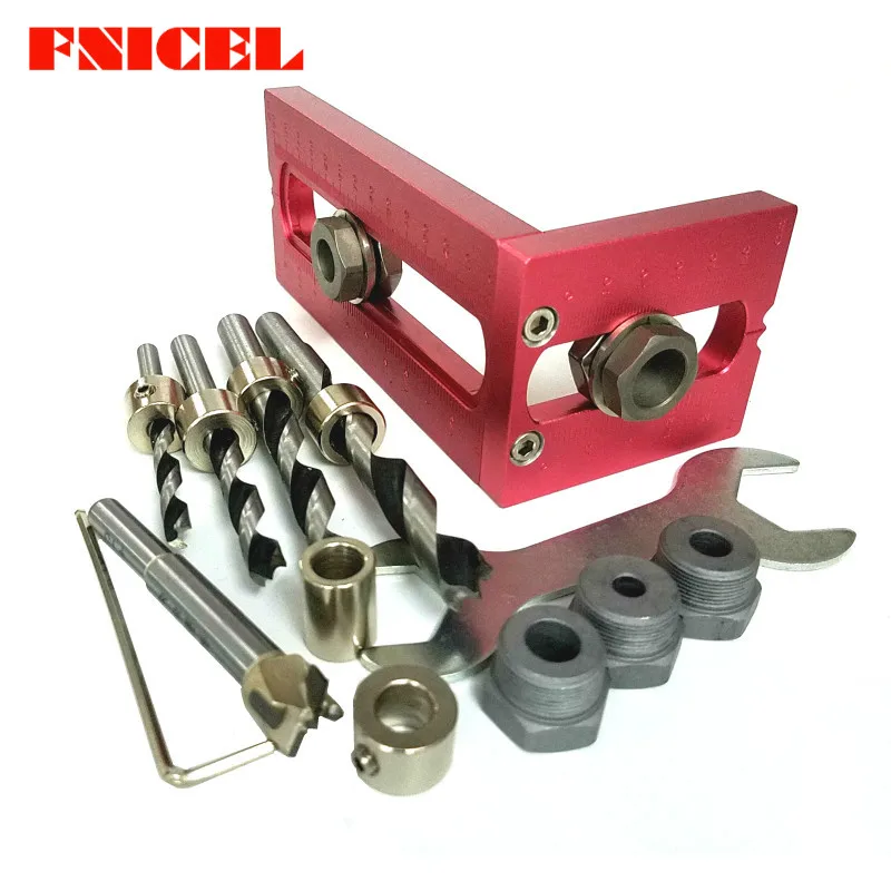 1 Set Woodworking Pocket Hole Screw Jig Drill Bits Set Cross Oblique Flat Head Screw Puncher Bed Cabinet Screw Puncher Locator
1 Set Woodworking Pocket Hole Screw Jig Drill Bits Set Cross Oblique Flat Head Screw Puncher Bed Cabinet Screw Puncher Locator