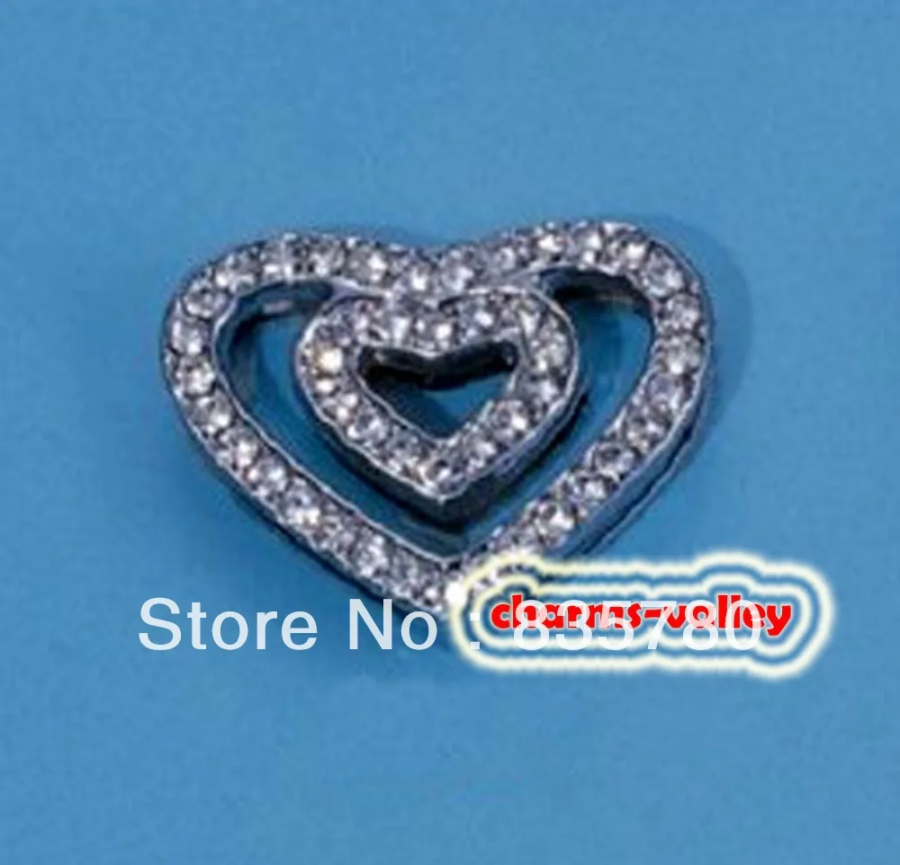 20PCS 18MM Slide Charms Full Rhinestone Double Hollow Heart With Silver Metal Fit 18mm Belts
20PCS 18MM Slide Charms Full Rhinestone Double Hollow Heart With Silver Metal Fit 18mm Belts