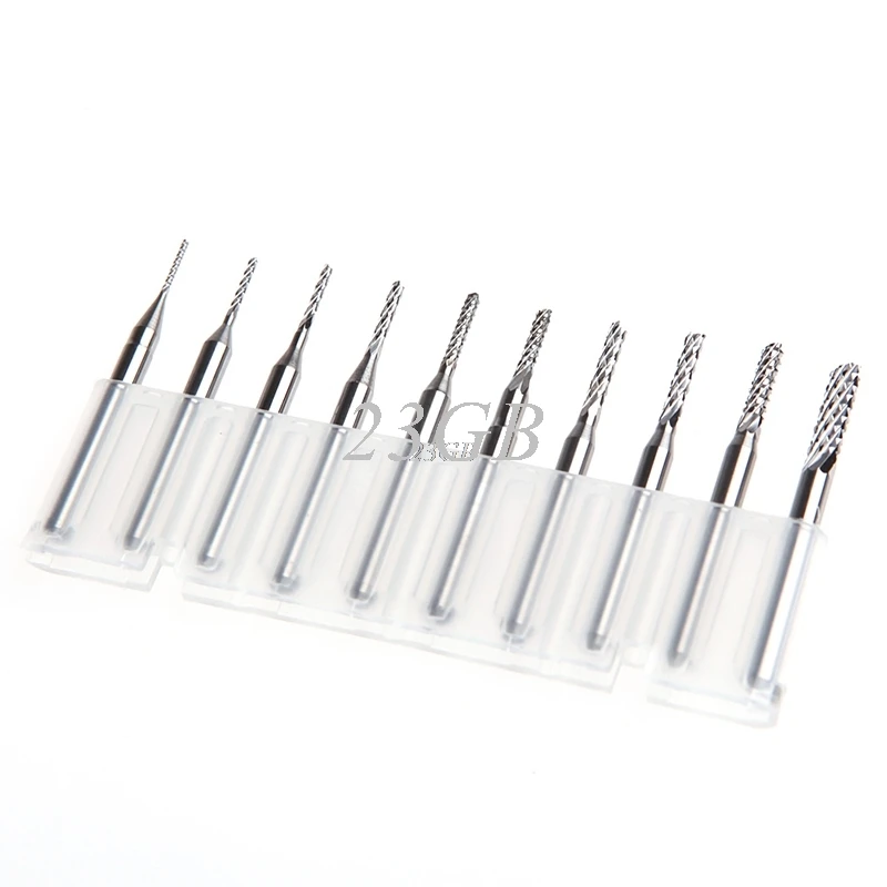0.8-3.175mm 1/8'' Drill Bits Engraving Cutter Rotary PCB CNC End Mill 10PCS/SET JUL31_20
0.8-3.175mm 1/8'' Drill Bits Engraving Cutter Rotary PCB CNC End Mill 10PCS/SET JUL31_20