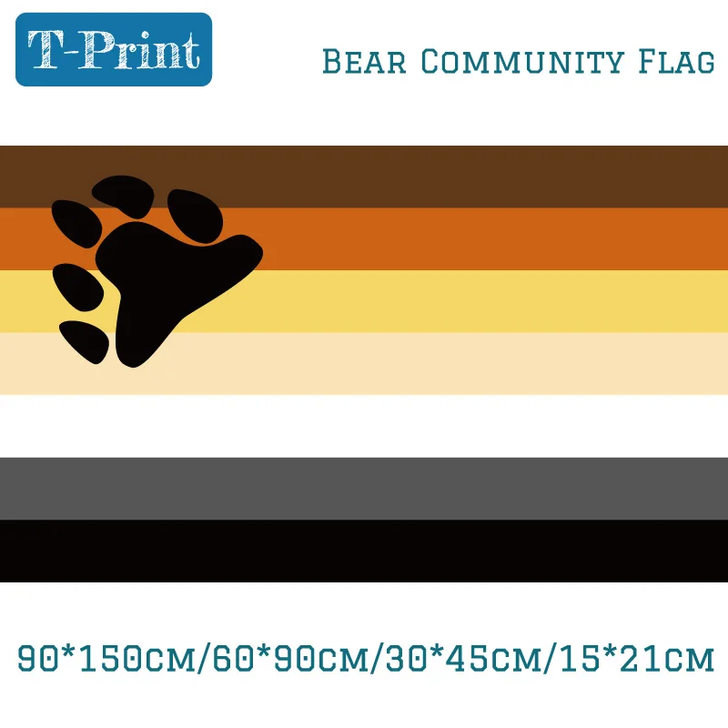 30*45cm Car Flag 15*21cm/60*90cm/90*150cm Bear Community Flag For Party Bar Decoration
30*45cm Car Flag 15*21cm/60*90cm/90*150cm Bear Community Flag For Party Bar Decoration