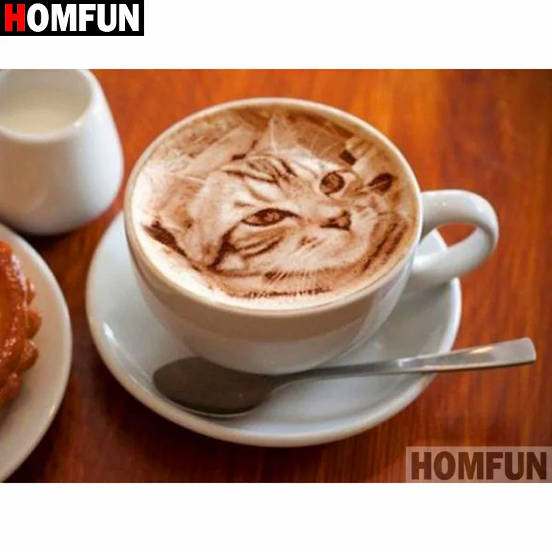 Алмазная 5D картина HOMFUN «Кот кофе», полноразмерная/круглая Вышивка крестиком, домашний декор, A20241
Алмазная 5D картина HOMFUN «Кот кофе», полноразмерная/круглая Вышивка крестиком, домашний декор, A20241