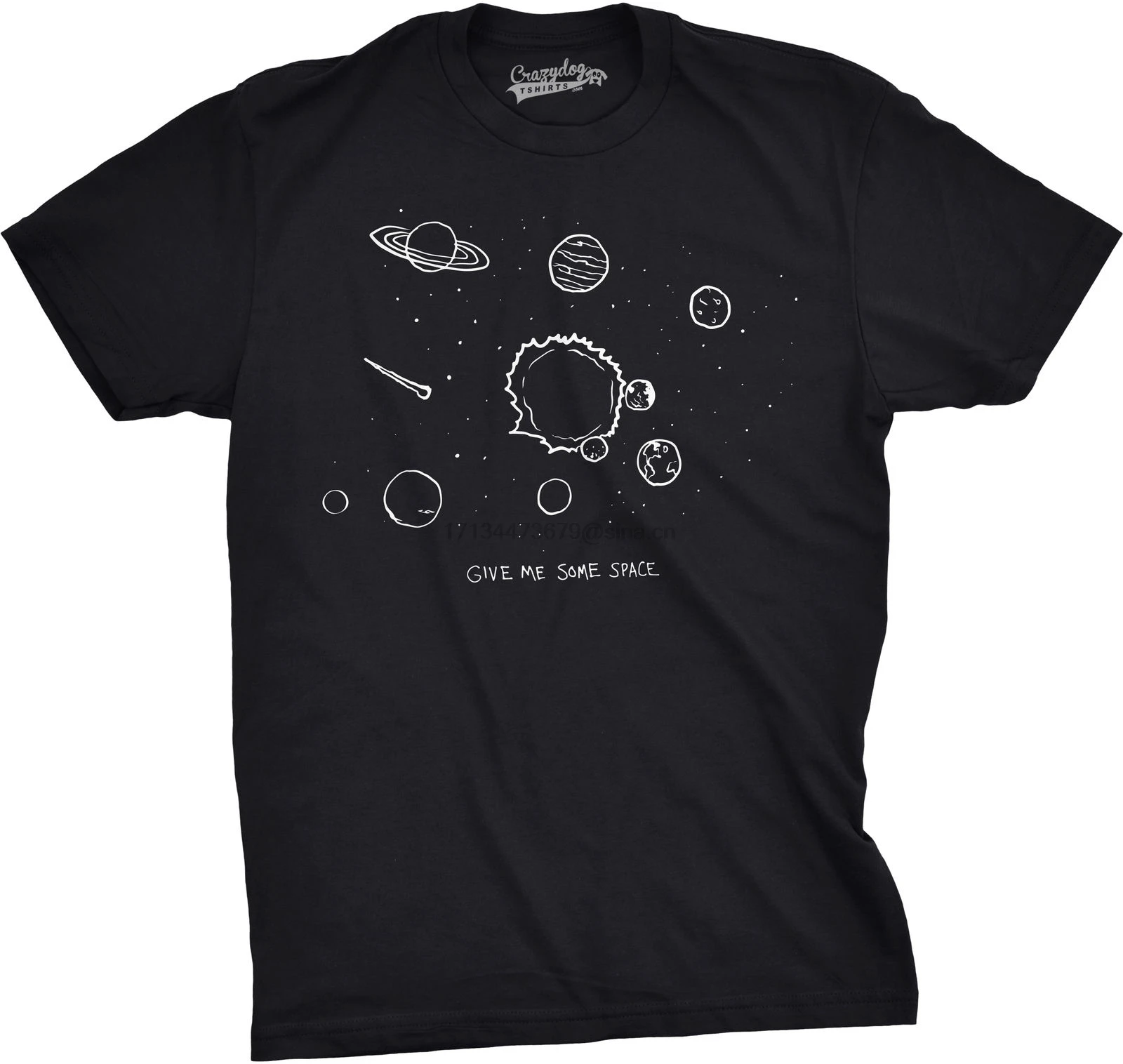 Give Me Some Space Funny Planet Outerspace Science Teacher Astronaught футболка с героями мультфильмов Мужская