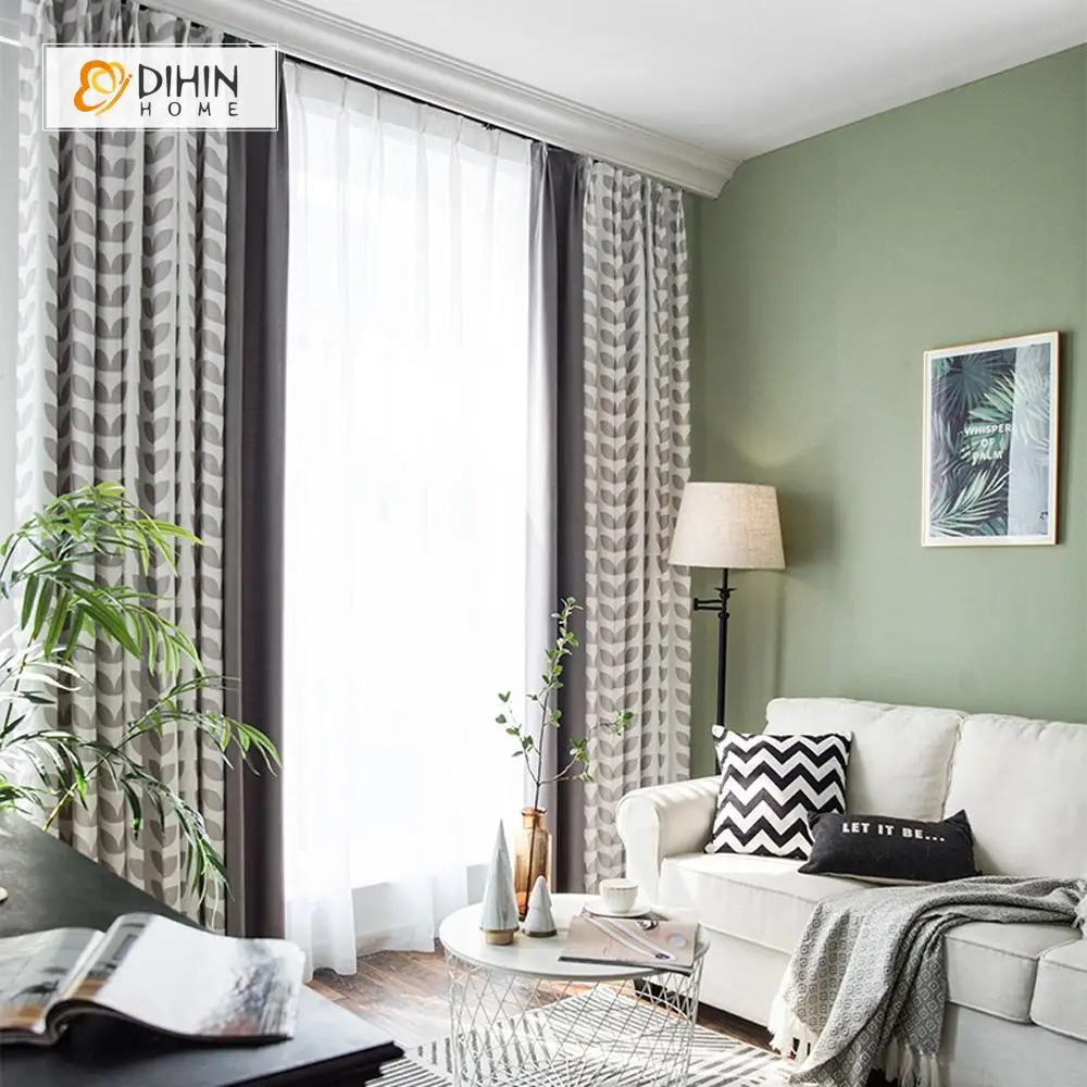 Modern Geometric Striped Curtain Spliced Blackout Curtains Customized Window Drapes For Living Room
Modern Geometric Striped Curtain Spliced Blackout Curtains Customized Window Drapes For Living Room