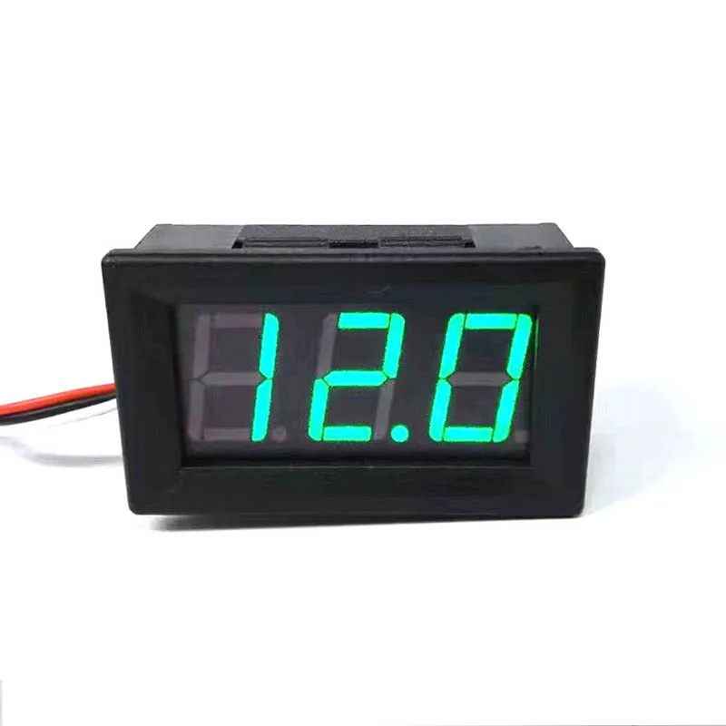 3~30V DC 0.4 Inch Waterproof Digital Voltmeter Panel Meter for Car Motor Red Blue Green White LED 0.4'' Little Voltmeter Display
3~30V DC 0.4 Inch Waterproof Digital Voltmeter Panel Meter for Car Motor Red Blue Green White LED 0.4'' Little Voltmeter Display