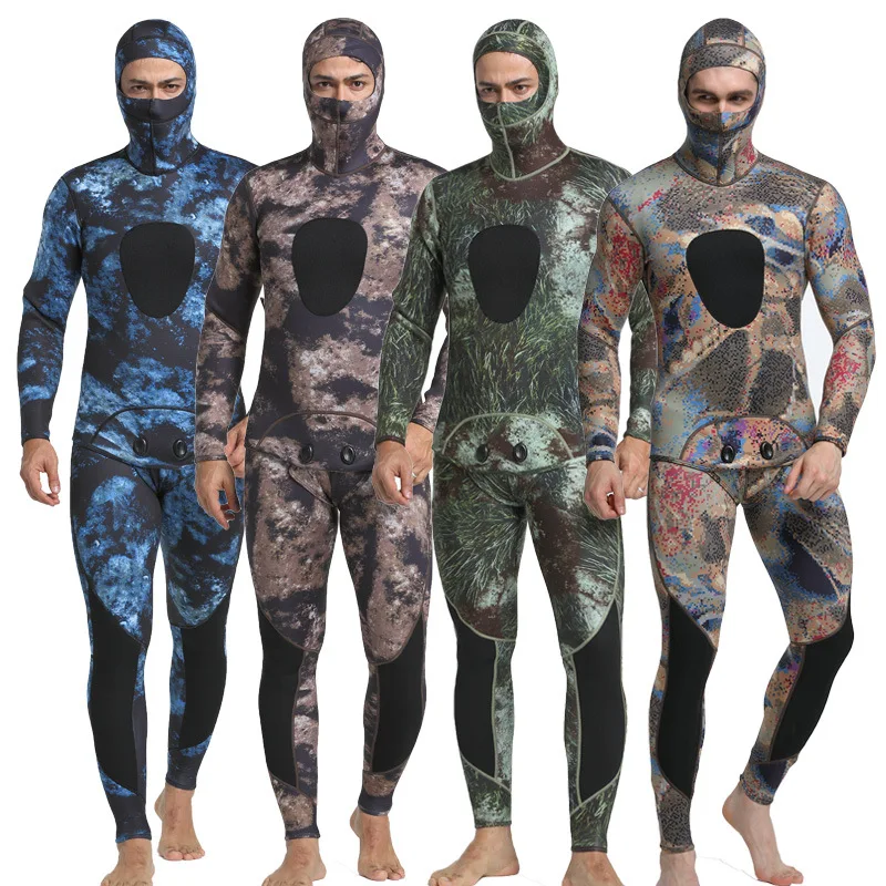 New Neoprene 3mm Camouflage One-piece Diving Suit Surf Suit Keep Warm Waterproof Men Camouflage Diving Suit Waterproof Wetsuits
New Neoprene 3mm Camouflage One-piece Diving Suit Surf Suit Keep Warm Waterproof Men Camouflage Diving Suit Waterproof Wetsuits