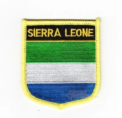 Embroidery Patches National flag Emblem Patches serria leone Flag Iron on 7X6CM
Embroidery Patches National flag Emblem Patches serria leone Flag Iron on 7X6CM