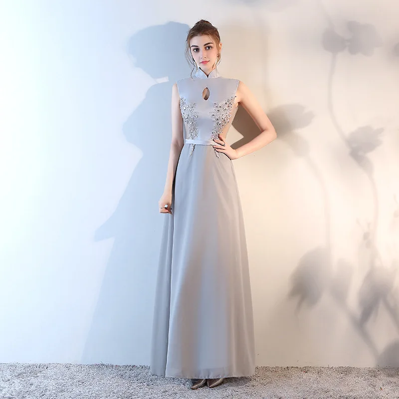 U-SWEAR 2020 New Arrival Gray Women Bridesmaid Dresses Floral Crystal Appliqued Sleeveless Female Long Bridesmaid Dresses
U-SWEAR 2020 New Arrival Gray Women Bridesmaid Dresses Floral Crystal Appliqued Sleeveless Female Long Bridesmaid Dresses