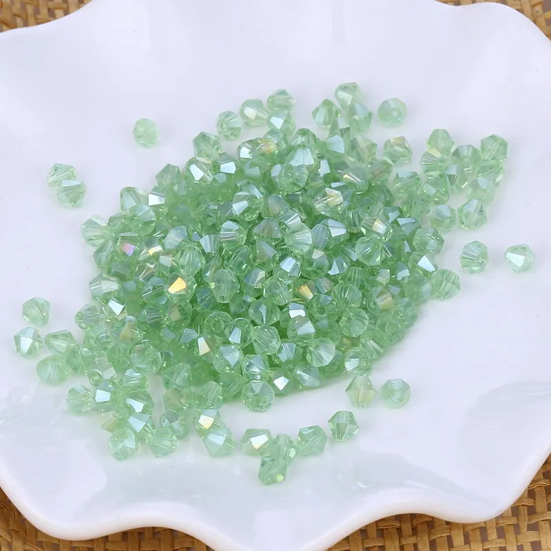 K9 Crystal 5301# Grade AAAA Peridot AB color 3mm 4mm 5mm 6mm 8mm Crystal Bicone Beads
K9 Crystal 5301# Grade AAAA Peridot AB color 3mm 4mm 5mm 6mm 8mm Crystal Bicone Beads
