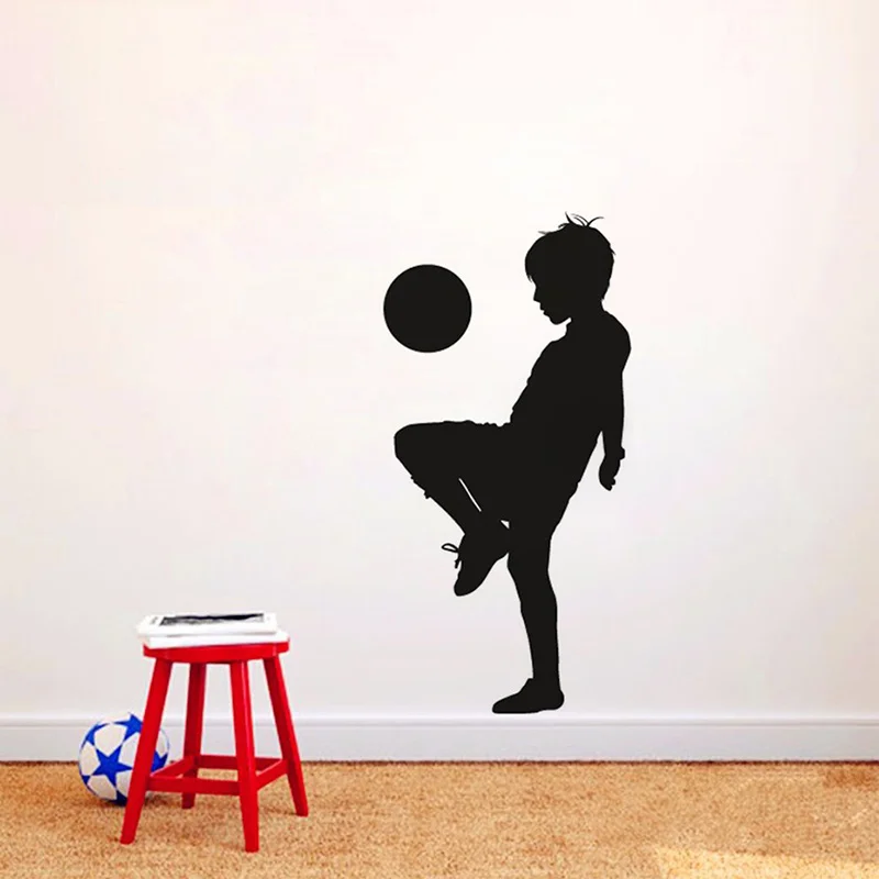 Boy Playing Soccer Creative Wall Stickers Football Kids Wallstickers For Children Room Decoration
Boy Playing Soccer Creative Wall Stickers Football Kids Wallstickers For Children Room Decoration