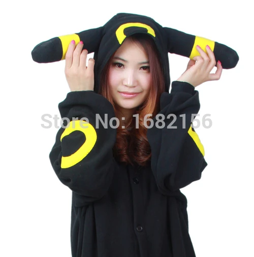 Kigurumi Adult Anime Pokemon Cosplay Costume Black Pikachu Umbreon Onesie Unisex Cartoon Pajamas Party For Female Male
Kigurumi Adult Anime Pokemon Cosplay Costume Black Pikachu Umbreon Onesie Unisex Cartoon Pajamas Party For Female Male