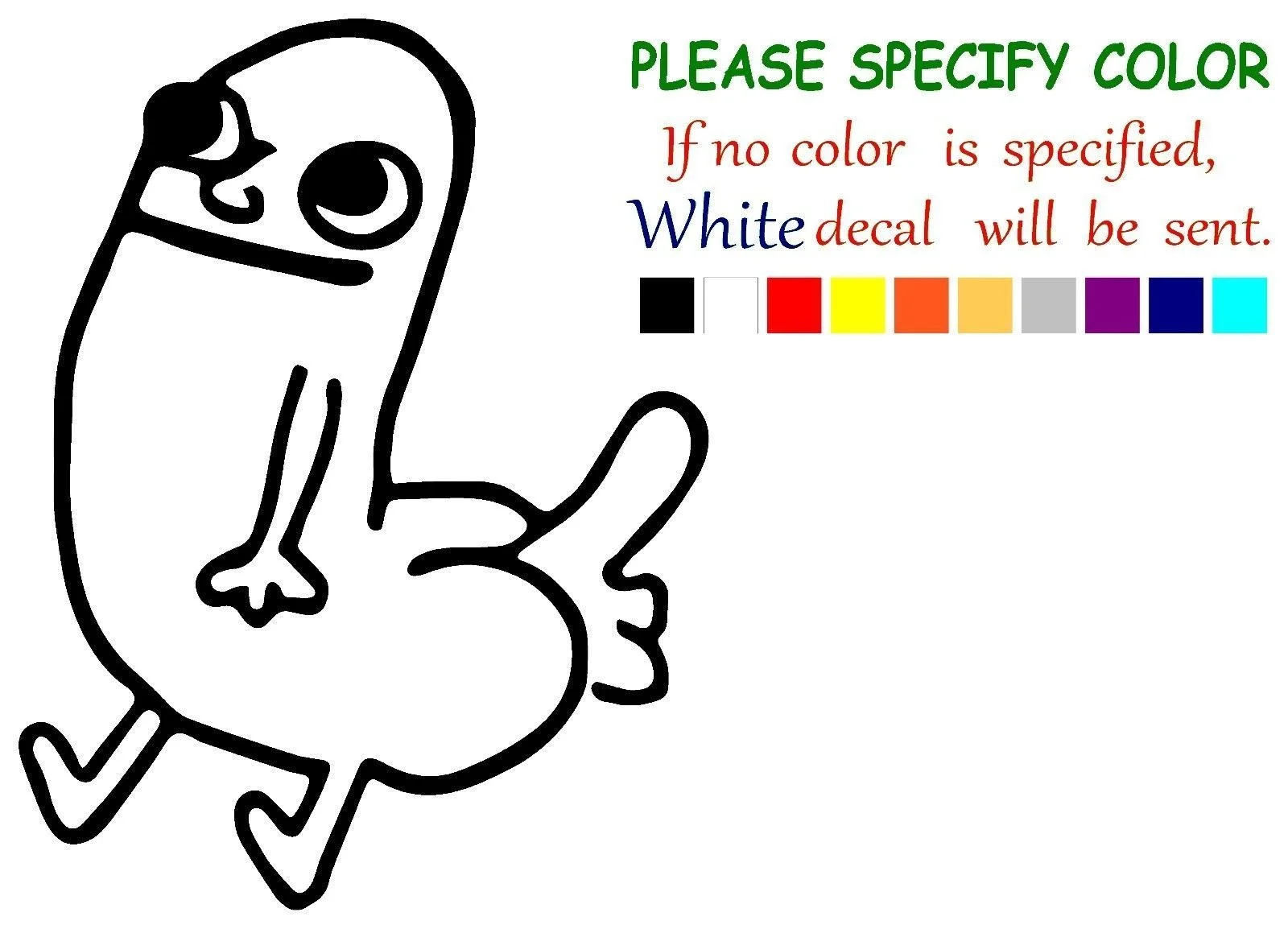 Dickbutt Reddit самоклеящаяся наклейка в стиле JDM забавные виниловое окно бампер